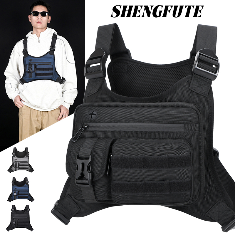 Cycling Gear Tote - Taktik Göğüs Çantası Erkek Çok Cepli