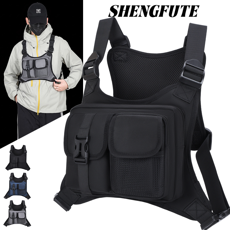 Cycling Gear Tote - Taktik Göğüs Çantası Erkek Çok Cepli