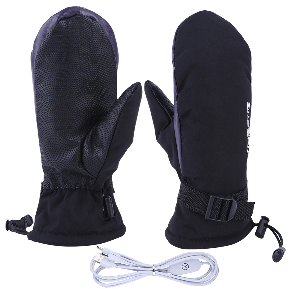 Cycling Gear Temperature - Sıcak Isıtmalı Eldivenler USB Şarjlı Elektrikli