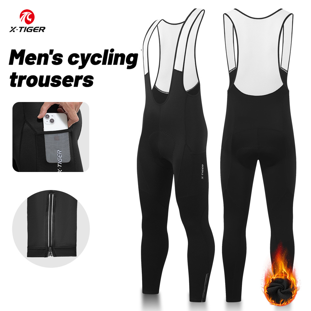 Cycling Gear To Keep You Warm - X-TIGER Erkek Kışlık Bisiklet Pantolonu Sıcak
