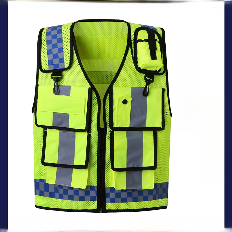 Reflective Cycling Vest - Yansıtıcı Güvenlik Yeleği Çok Fonksiyonlu Cep