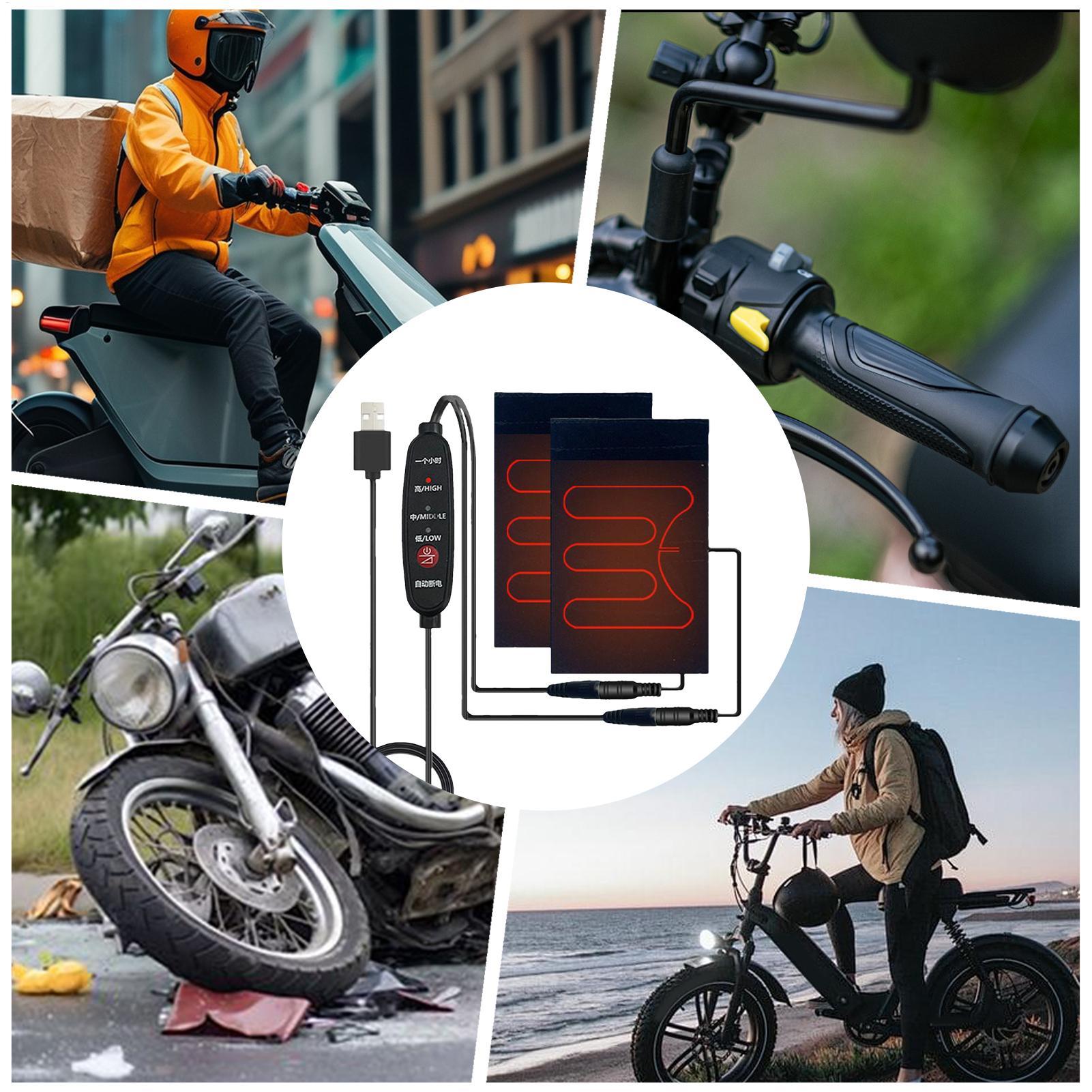 Cycling Gear Temperature - Gidon Isıtıcı 5V Isıtmalı Motosiklet Sapları