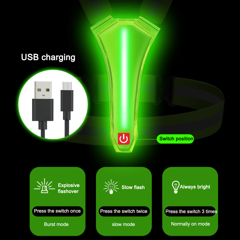 LED koşu atleti USB şarj edile - Reflective Cycling Vest incelemesi ve fiyatı