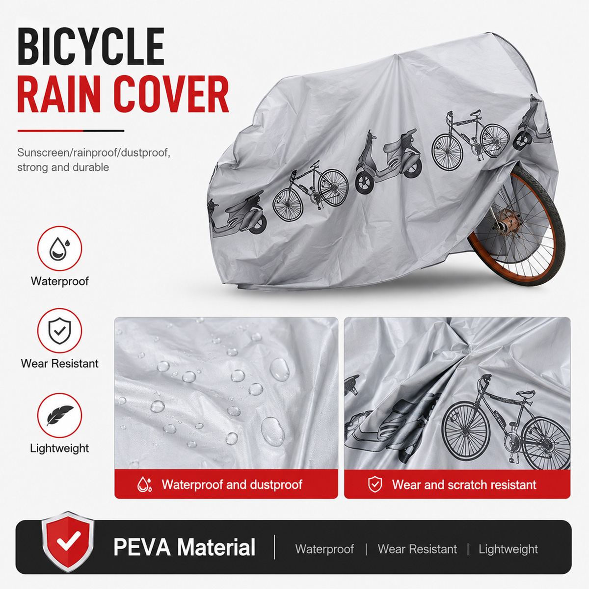 PINMOAP Evrensel Bisiklet Yağm - Cycling Gear Organizer Bag incelemesi ve fiyatı