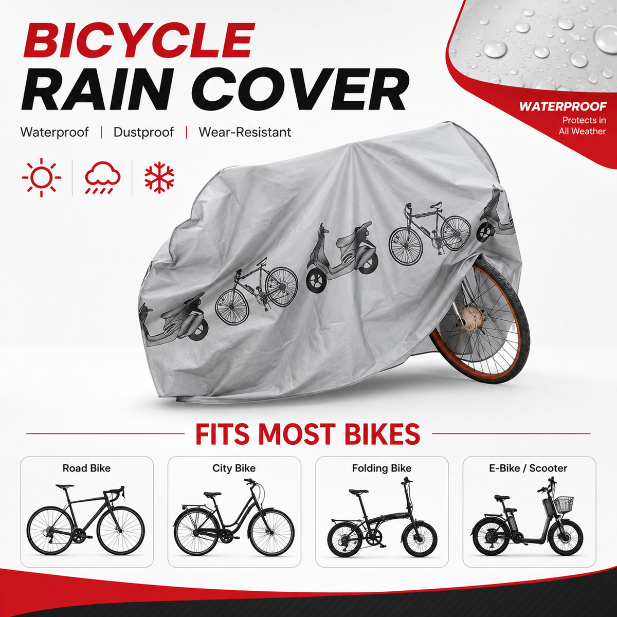 PINMOAP Evrensel Bisiklet Yağm - Cycling Gear Organizer Bag incelemesi ve fiyatı