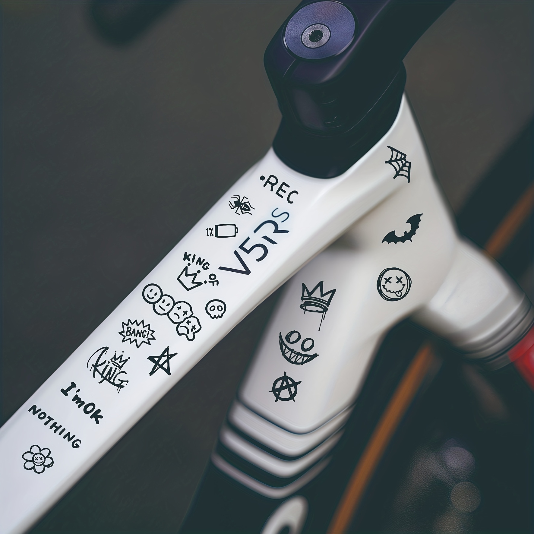 1 set Graffiti Animasyon Basit - Cycling Gear Organizer Bag incelemesi ve fiyatı