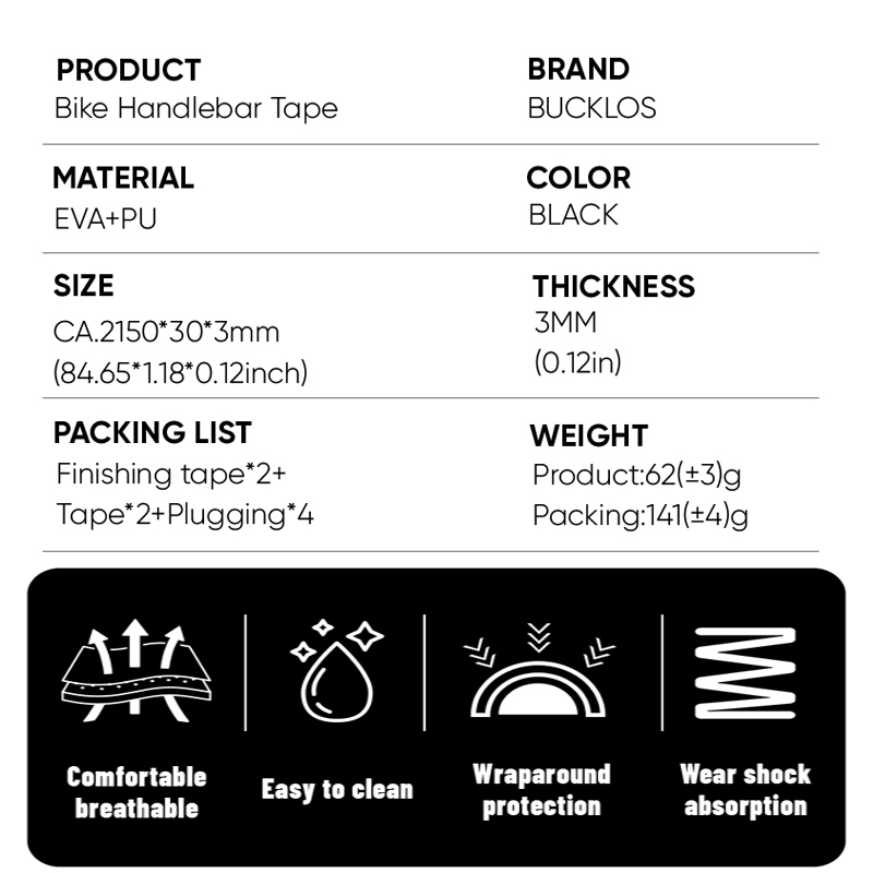 BUCKLOS Yol Bisikleti Bantları - Bike Handlebar Tape incelemesi ve fiyatı
